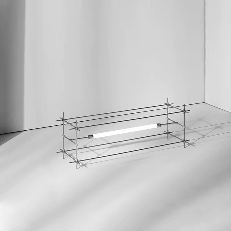 Rectangle Gold LED Pendant Light – Large Long Modern Chandelier