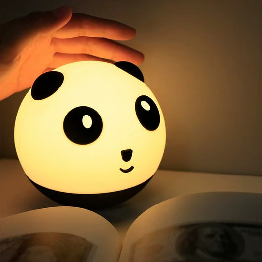 Kawaii Panda Silicone LED Night Lamp