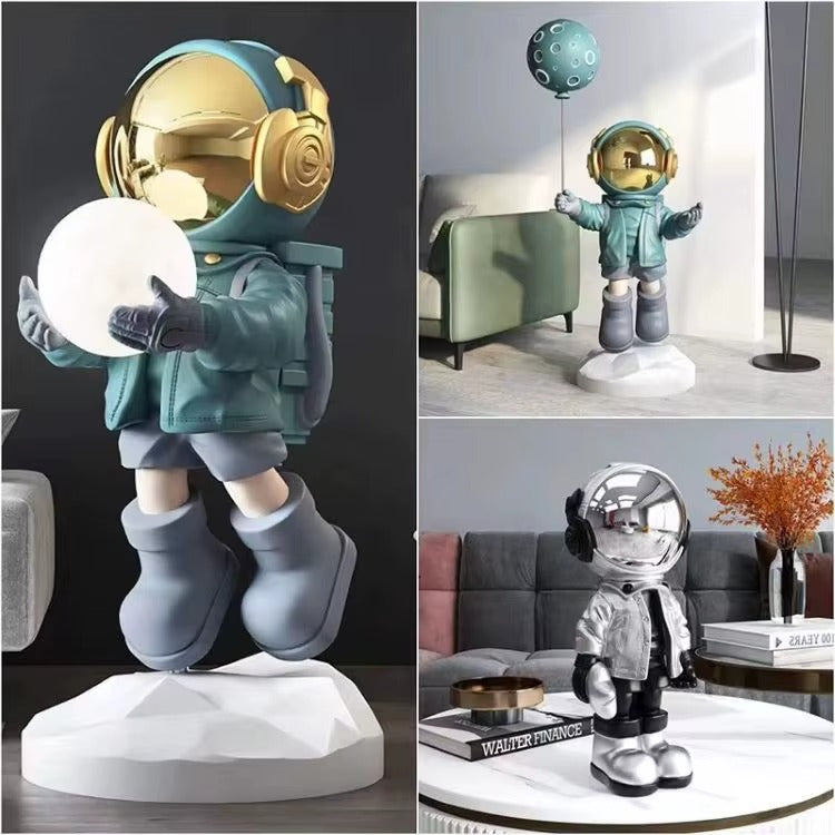 Astronaut Design Nordic Modern Floor Lamp – Living Room Corner Decor